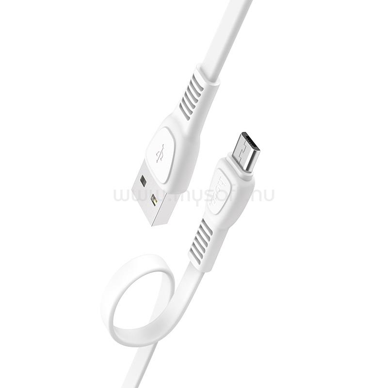 HOCO X40 Noah töltő adatkábel Micro USB (fehér)