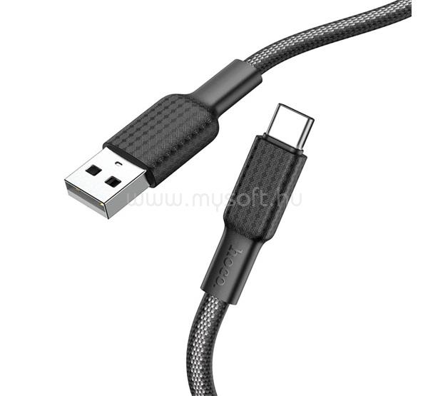 HOCO HOCO X69 adatkábel USB - Type-C, 100cm, FEKETE/FEHÉR