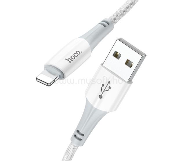 HOCO iPhone 14 Plus / 14 Pro Max / 14 Pro HOCO X70 adatkábel USB - lightning, 100cm, FEHÉR
