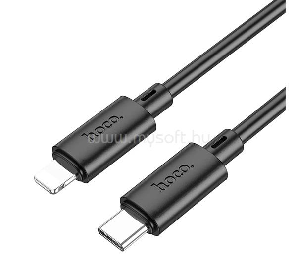 HOCO iPhone 14 Plus / 14 Pro Max / 14 Pro HOCO X88 adatkábel Type-C - lightning, 100cm, FEKETE