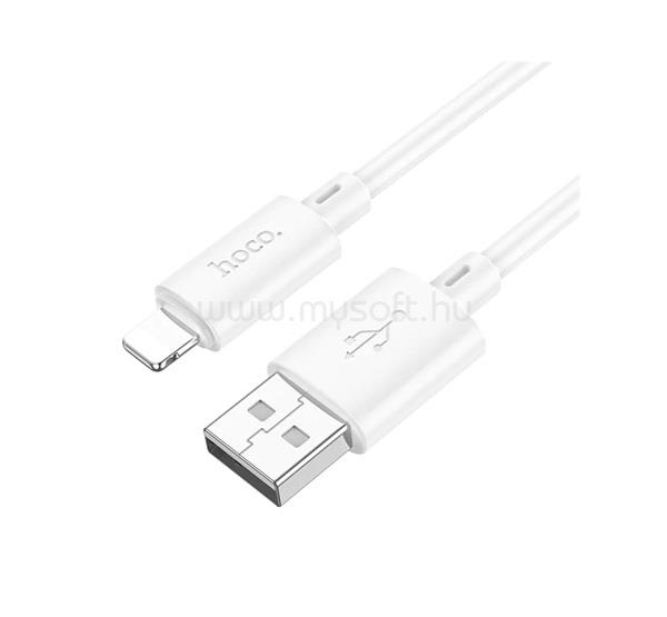 HOCO iPhone 14 Plus / 14 Pro Max / 14 Pro X88 adatkábel USB - lightning, 100cm, FEHÉR