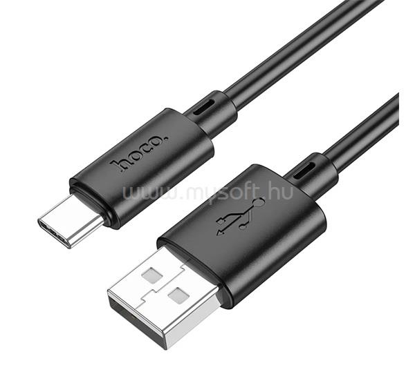 HOCO X88 adatkábel USB - Type-C, 100cm, FEKETE