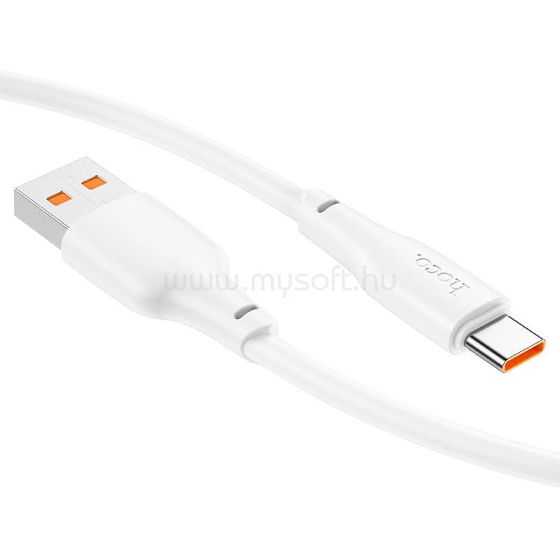 HOCO X93 Force 27W töltő adatkábel USB-A - Type-C fehér 1m