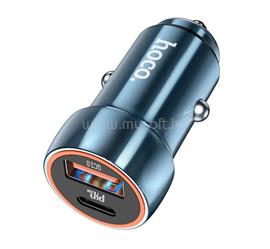 HOCO HOCO Z46A autós töltő USB+Type-C aljzat 20W, PD gyorstöltő 3.0, KÉK HOCO_Z46A_SB small