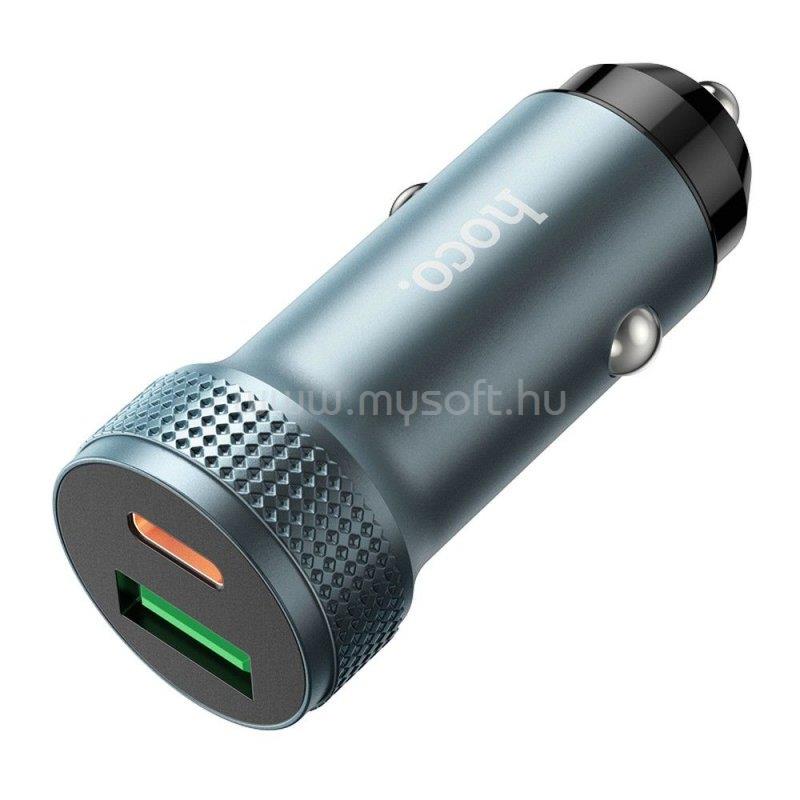 HOCO Z49B Level PD38W USB-A QC 18W + Type C (1C1A) autós töltő