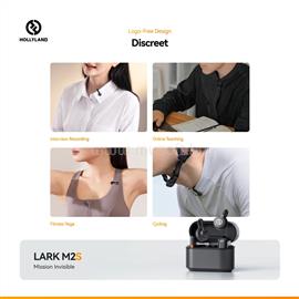 HOLLYLAND LARK M2S MINI COMBO Vezeték Nélküli Mikrofon Szürke 6302_MINI_COMBO small