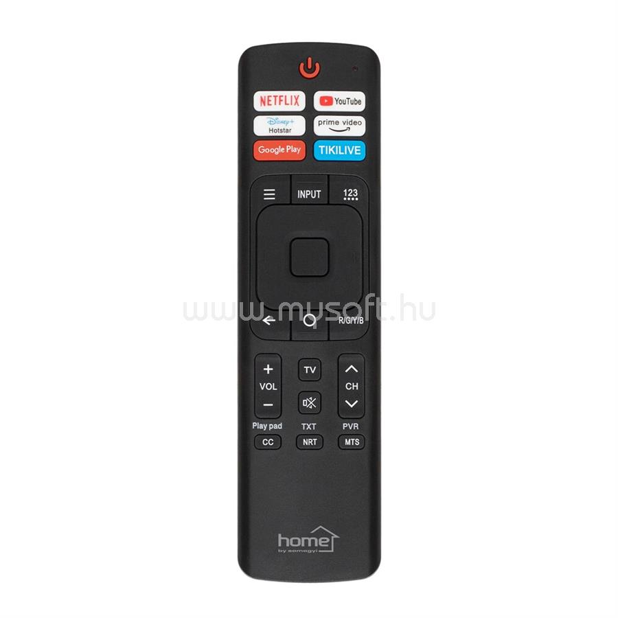 HOME TÁVIRÁNYÍTÓ HISENSE OKOS TV