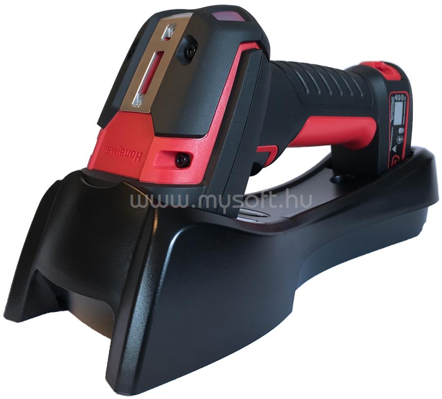 HONEYWELL Granit XP 1991iSR Bluetooth vezeték nélküli vonalkódolvasó töltő dokkolóval (piros)