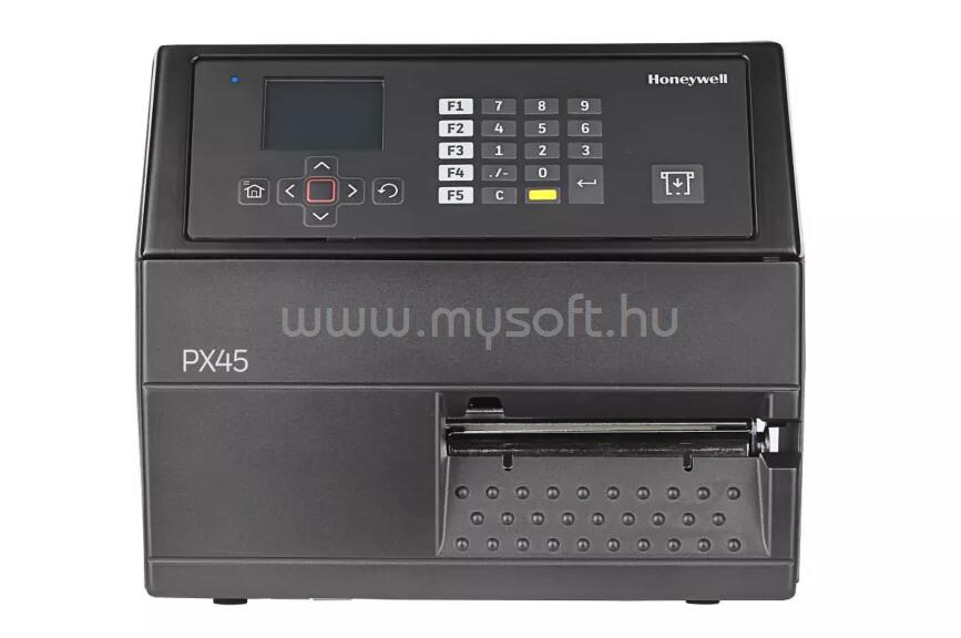 HONEYWELL PX45A 203 dpi ipari címkenyomtató visszacsévélő és Label Taken szenzor nélkül
