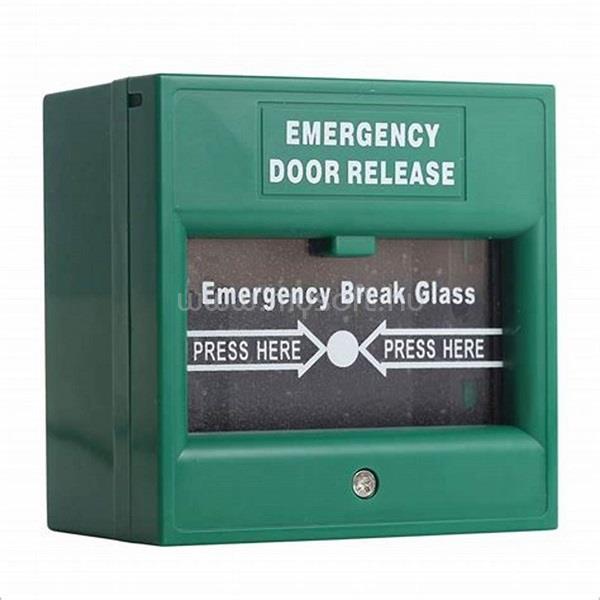 HONNOR SECURITY CP-809G üveges, zöld színben vésznyitó