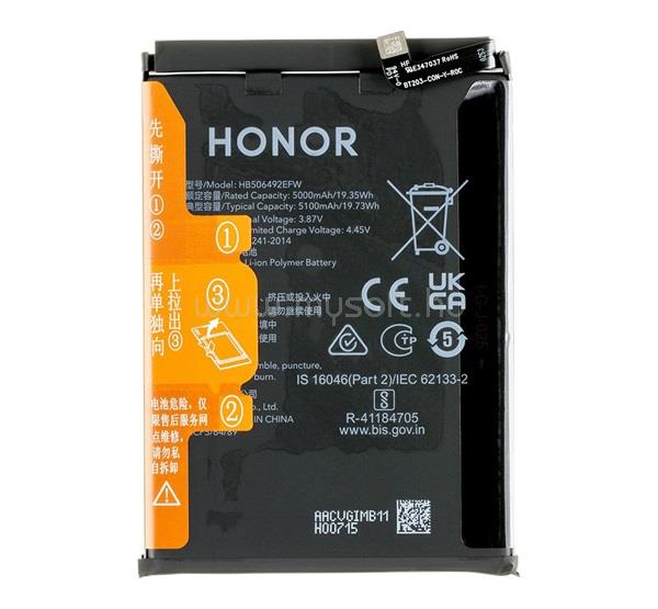 HONOR Honor Magic 5 Lite 5G HONOR akku 5100mAh LI-Polymer