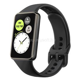 HONOR BAND 10 okoskarkötő aktivitásmérő, szilikon szíj, FEKETE 5502ABRE small