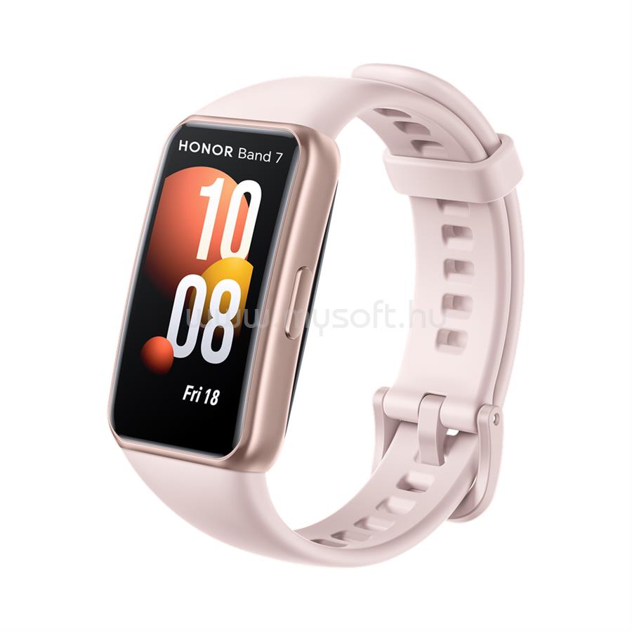HONOR Band 7 Corall Pink rózsaszínj aktivitásmérő karpánt