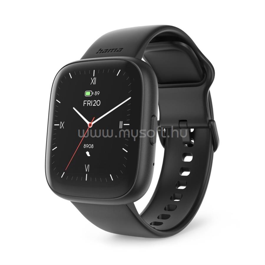 HONOR WATCH X5I okosóra szilikon szíj, IP68, FEKETE
