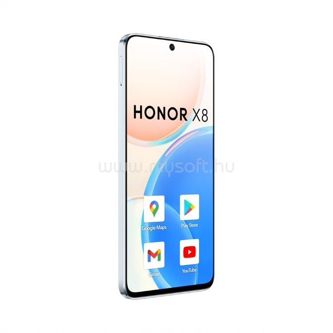 HONOR X8 4G 128GB (ezüst)