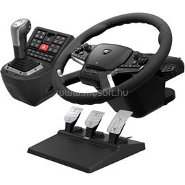 HORI Force Feedback Truck Control System, PC (Windows), USB, kormány szett (fekete) HPC-044E small