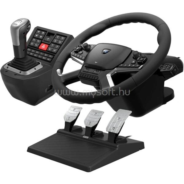 HORI Force Feedback Truck Control System, PC (Windows), USB, kormány szett (fekete)
