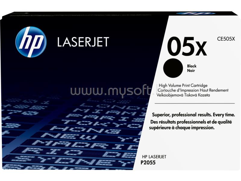HP 05X Eredeti fekete LaserJet tonerkazetta (6500 oldal)