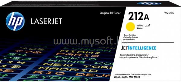 HP 212A Eredeti sárga LaserJet tonerkazetta (4500 oldal)