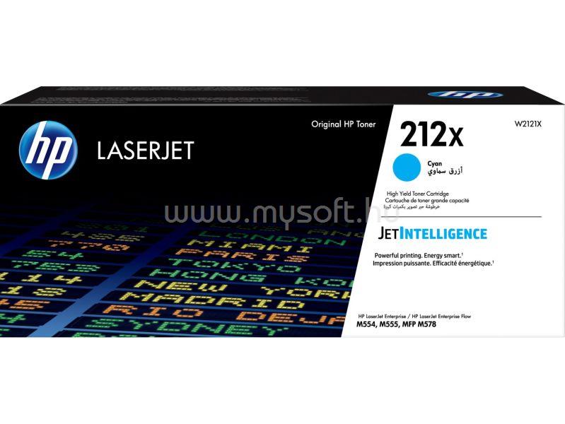 HP 212X Eredeti cián LaserJet tonerkazetta (10 000 oldal)