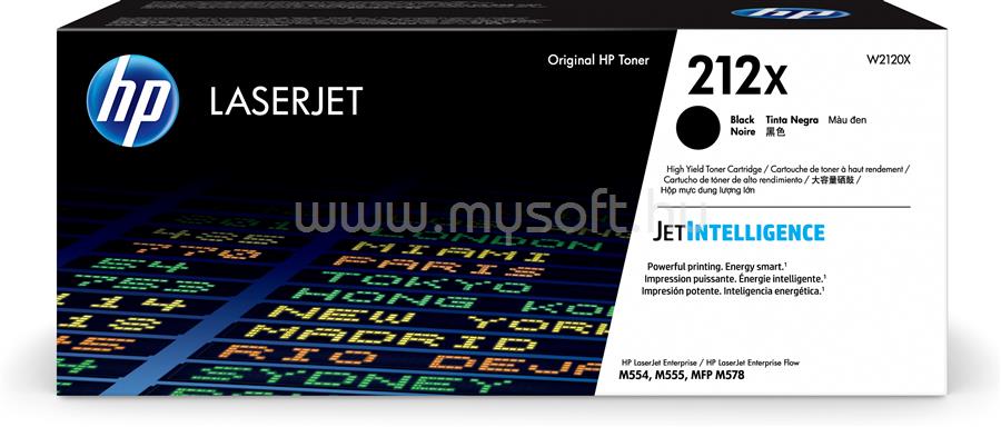HP 212X Eredeti fekete LaserJet tonerkazetta (13 000 oldal)