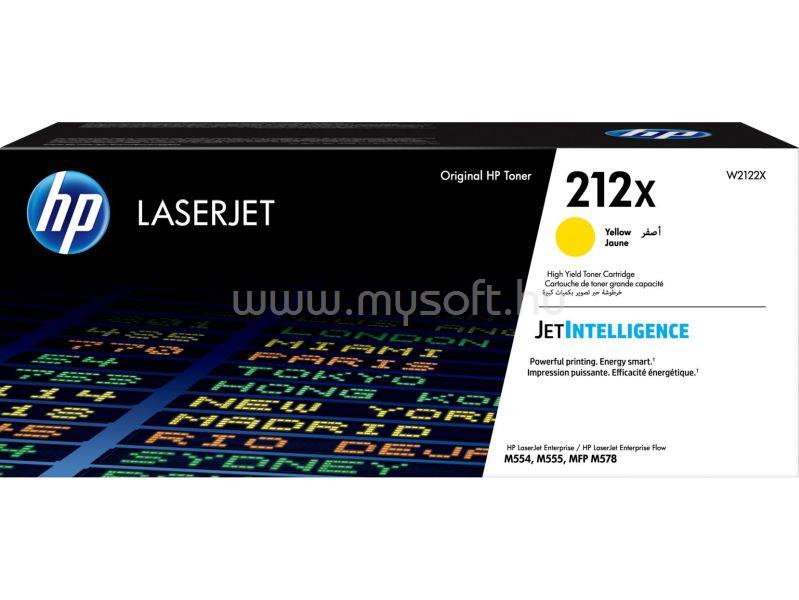 HP 212X Eredeti sárga LaserJet tonerkazetta (10 000 oldal)