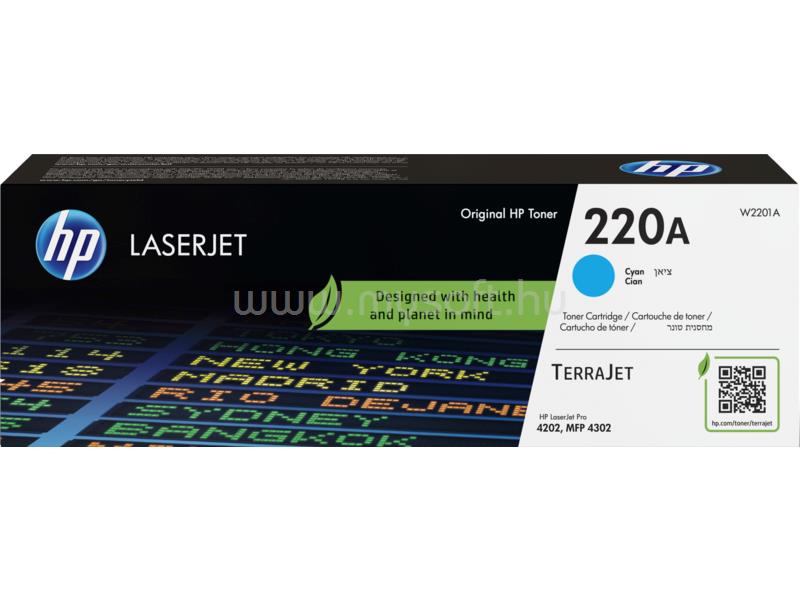 HP 220A Eredeti cián LaserJet tonerkazetta (1800 oldal)