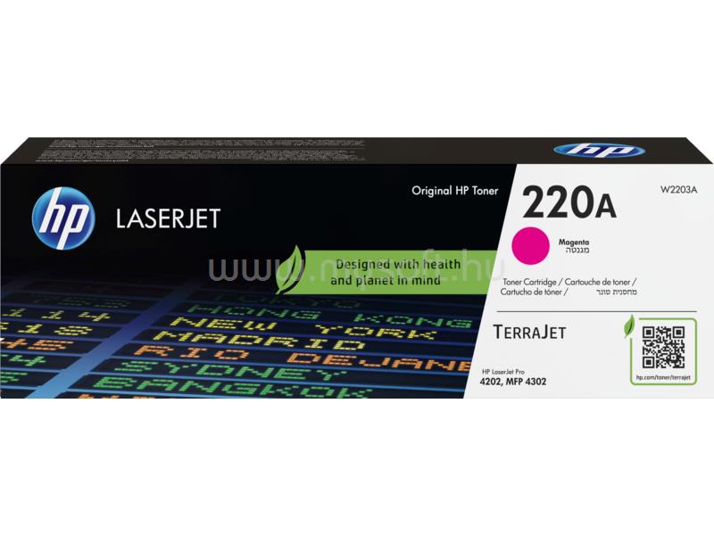 HP 220A Eredeti magenta LaserJet tonerkazetta (1800 oldal)