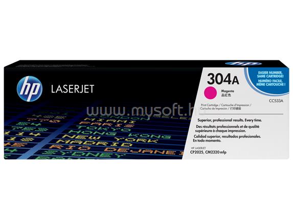 HP 304A Eredeti bíbor LaserJet tonerkazetta (2800 oldal)