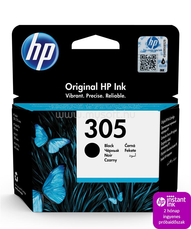 HP 305 fekete tintapatron (120 oldal)