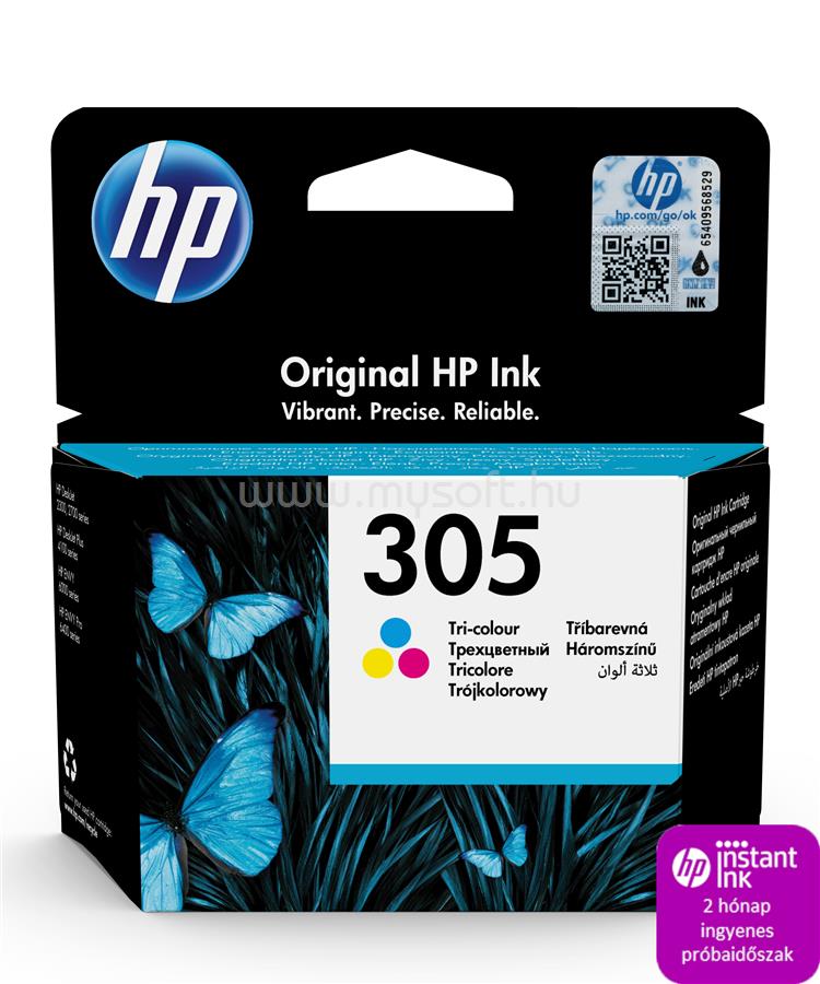 HP 305 háromszínű tintapatron (100 oldal)