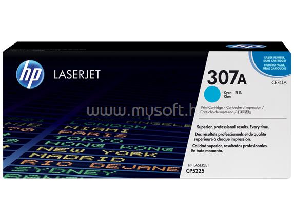 HP 307A Eredeti cián LaserJet tonerkazetta (7300 oldal)