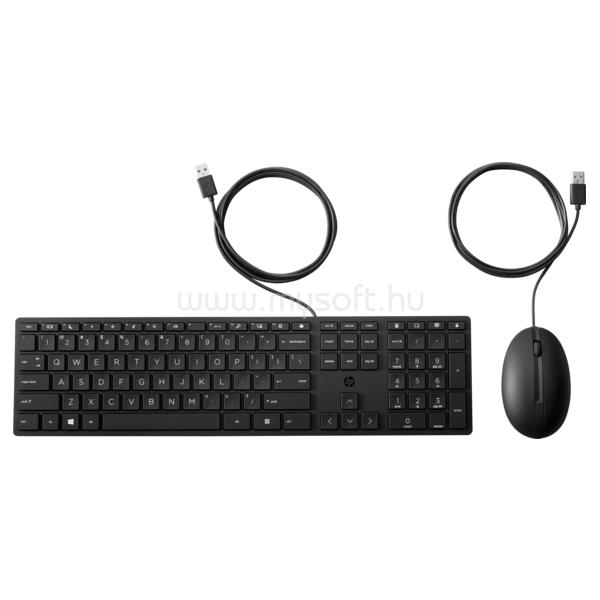 HP 320MK vezetékes billentyűzet + egér angol lokalizáció (fekete)