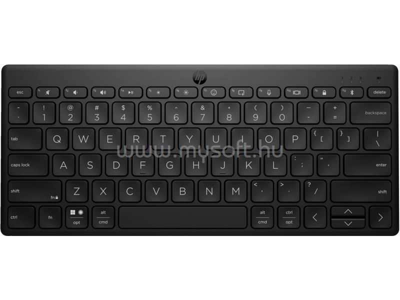 HP 355 vezeték nélküli billentyűzet (magyar, fekete)