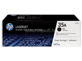 HP 35A Eredeti fekete LaserJet multipakk tonerkazettá (2x1500 oldal) CB435AD small