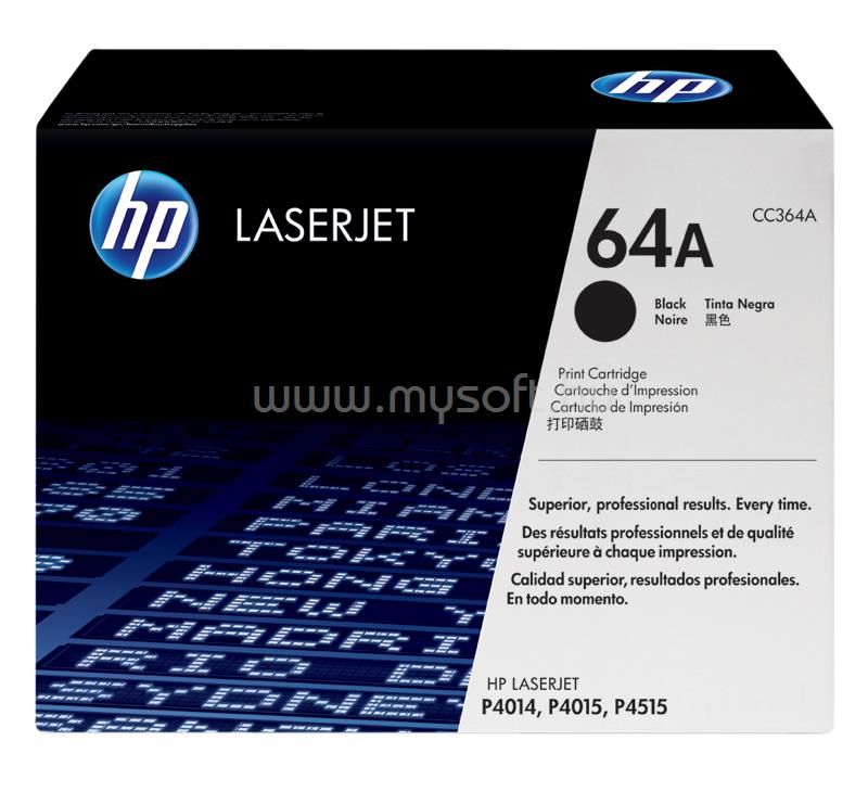 HP 64A Eredeti fekete LaserJet tonerkazetta (10 000 oldal)