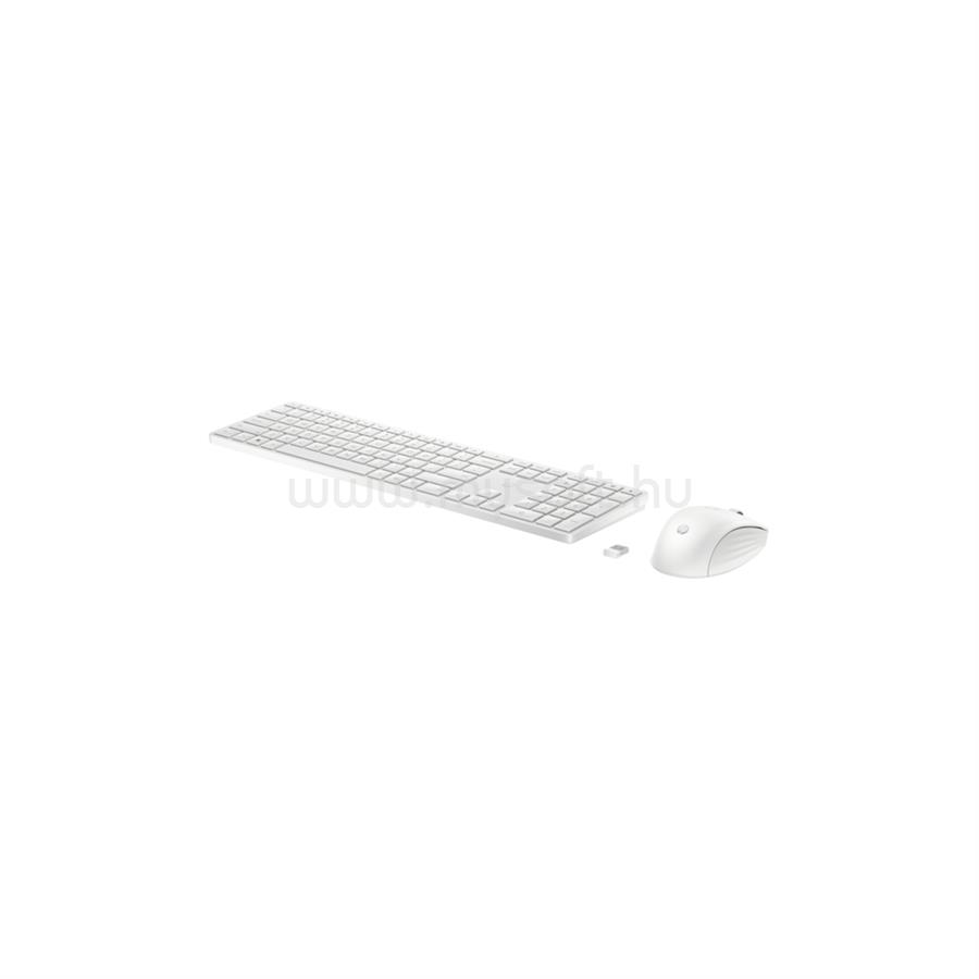 HP 650 vezeték nélküli billentyűzet + egér (magyar, fehér)