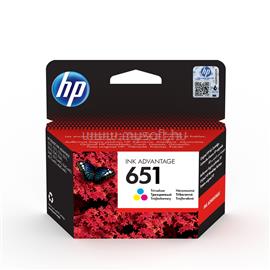 HP 651 Eredeti színes Advantage tintapatron (300 oldal) C2P11AE small