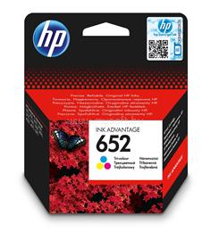 HP 652 Eredeti háromszínű Advantage tintapatron (200 oldal) F6V24AE small