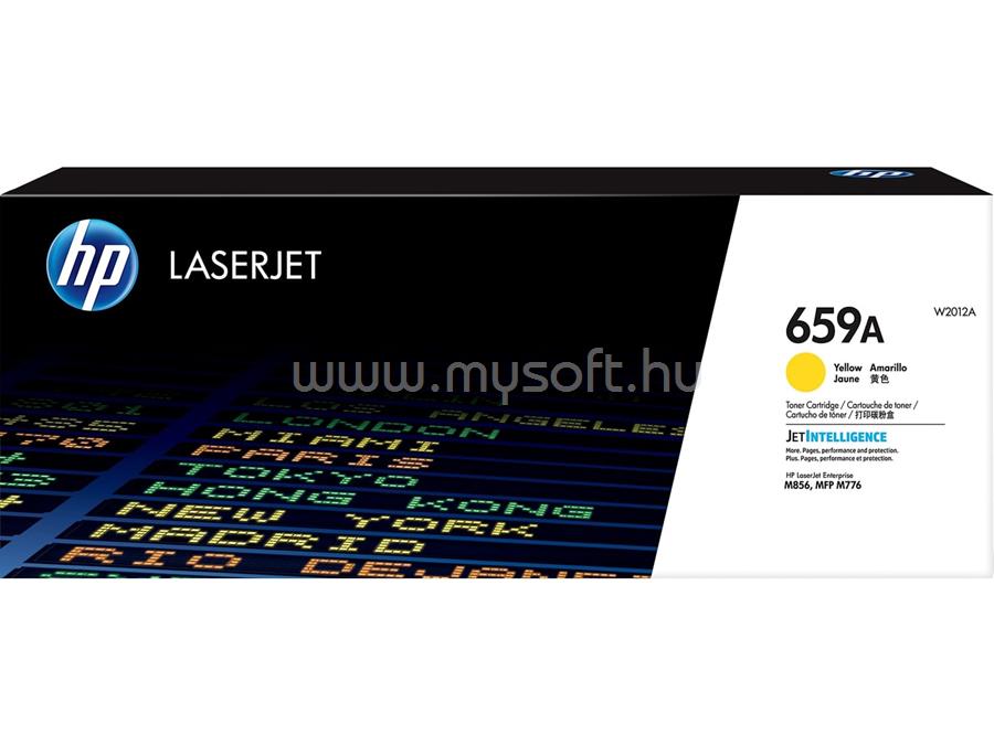 HP 659A Eredeti sárga LaserJet tonerkazetta (13 000 oldal)