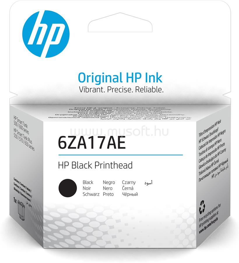 HP 6ZA17AE Nyomtatófej (fekete)