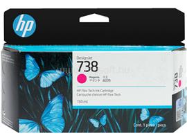 HP 738 Eredeti bíbor tintapatron (130 ml) 498N6A small