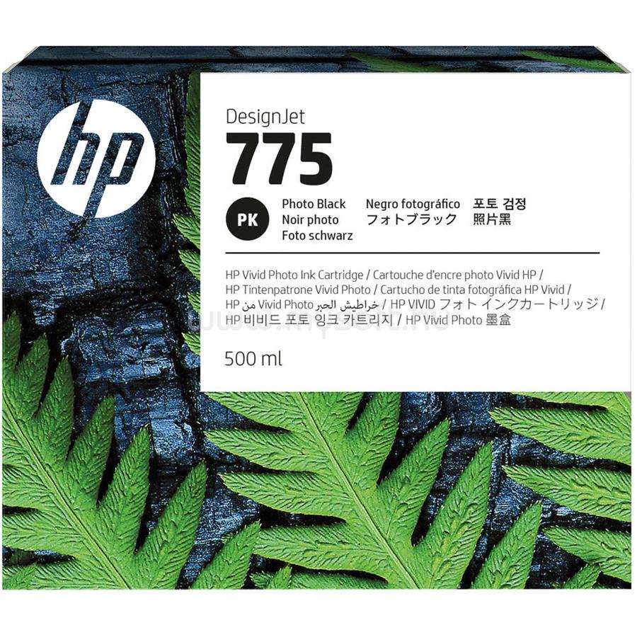 HP 775 Eredeti fotó fekete tintapatron (500 ml)