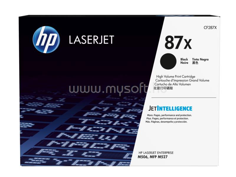 HP 87X Eredeti fekete LaserJet tonerkazetta (18 000 oldal)