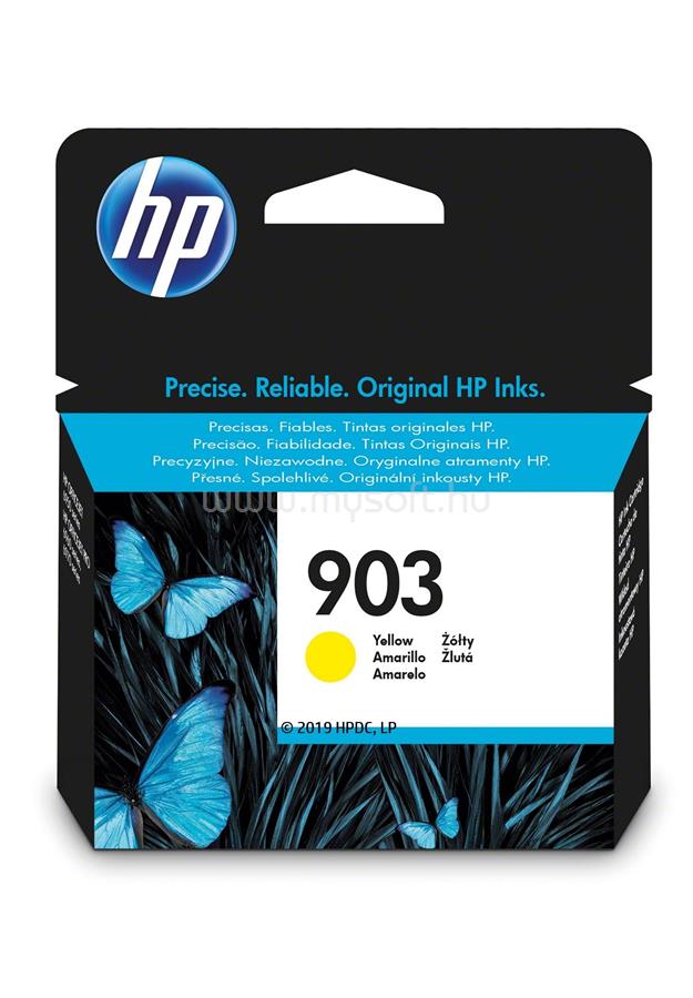 HP 903 Eredeti sárga tintapatron (315 oldal)