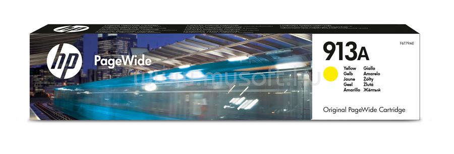 HP 913A Eredeti sárga PageWide tintapatron (3000 oldal)