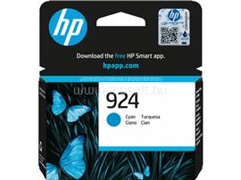 HP 924 Eredeti cián tintapatron (400 oldal) 4K0U3NE small