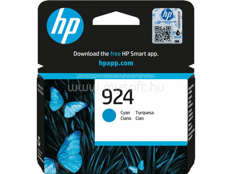 HP 924 Eredeti cián tintapatron (400 oldal)