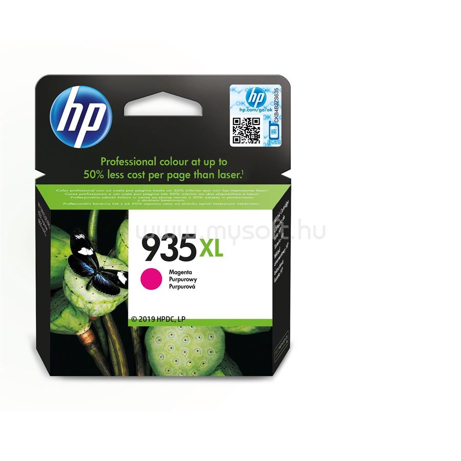 HP 935XL Eredeti bíbor nagy kapacitású tintapatron (825 oldal)