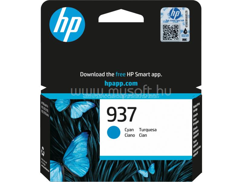 HP 937 Eredeti cián tintapatron (800 oldal)
